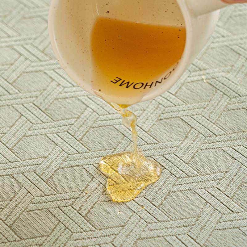 Cubierta de sofá impermeable y a prueba de aceite de tela chenille jacquard