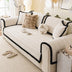 Lazy Chic Plush Winter Sofa Protector Skin-Friendly Couch Cover
