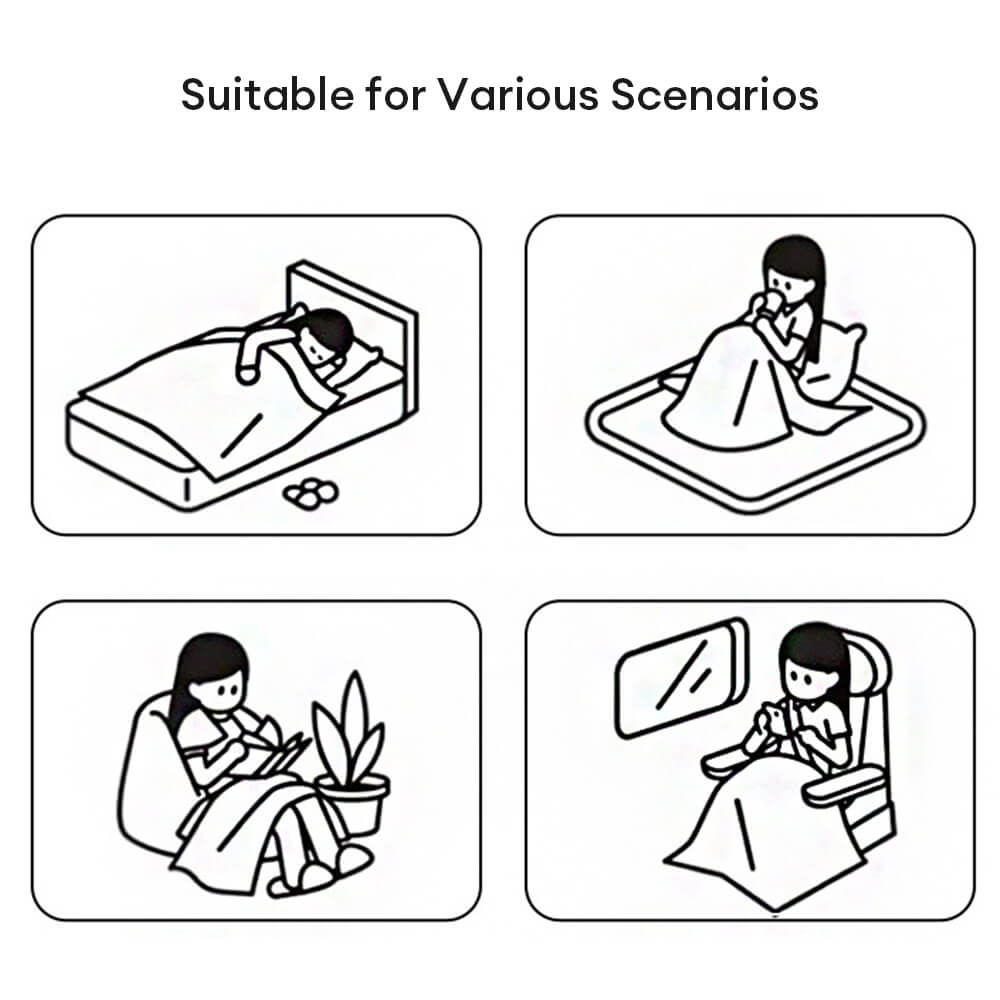 طقم أغطية سرير مبطنة متعددة الاستخدامات وبسيطة وصديقة للبيئة