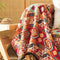 Couverture de canapé multifonctionnelle en jacquard marocain