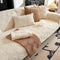 Chenille Art Corrugated Breatable No-Slip Couch Cover Coach