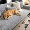 Chenille Art Corrugated Breatable No-Slip Couch Cover Coach