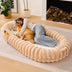 Lenfuga esponjosa grande ortopédico humano-perro Bolster cama de refrescos