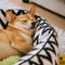 Plush Retreat Chevron Hundebett – The Warm Hugger