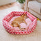 Plush Retreat Chevron Hundebett – The Warm Hugger