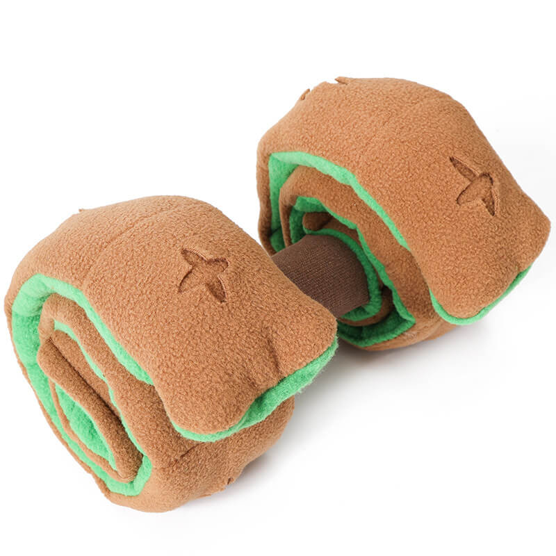 Puzzle Food Dispenser Interactive Dumbbell Treat juguete