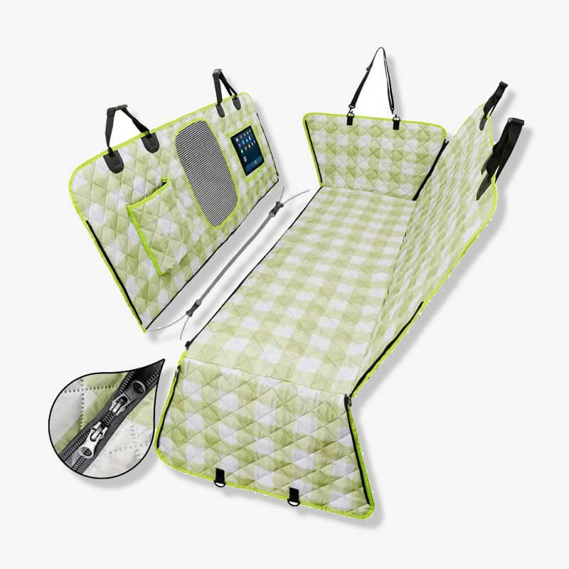 Tela catiónica oxford tela impermeable cubierta de asiento para perros resistente al perro