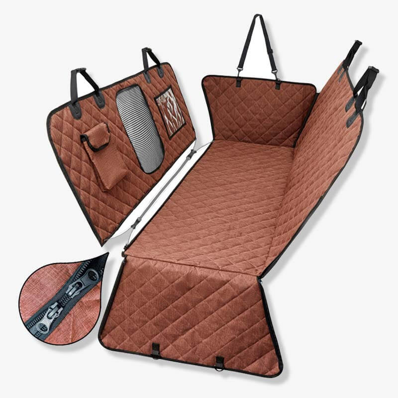 Tela catiónica oxford tela impermeable cubierta de asiento para perros resistente al perro
