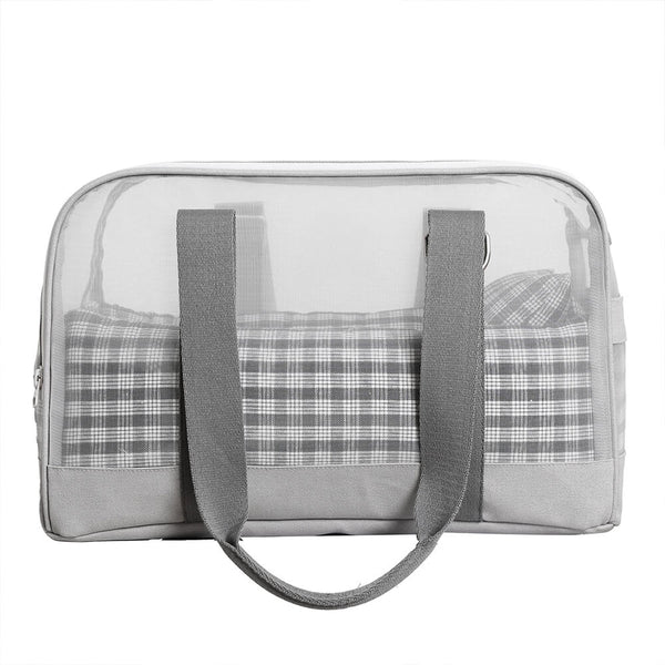 Soft-Sided Breathable Multifunctional Travel Pet Carrier Bag with Bottom Pad