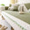 All-Season Water-resistant Anti-Scratch Soft Corduroy Couch Cover with Pom-Poms