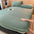 Soft Plush Skin-Friendly Mattress Protector Bedding Fitted Sheet Set