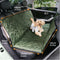 Cama dobrável para assento traseiro de carro para cachorro, portátil e à prova d'água para viagem