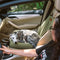 Reisepolster, Sicherheits-Rücksitz, großes Hunde-Autositzbett – Schachbrett-Lounge