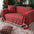 Cobertor xadrez estilo natal vintage capa completa para sofá