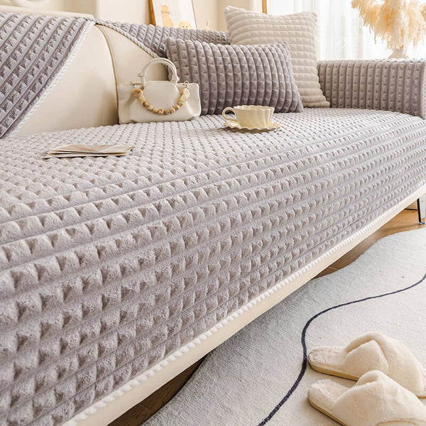 Warm Flannel Pet Friendly Sofa Protector Couch Cover