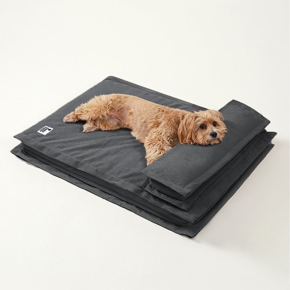 Anti-anxiété avec support en éponge Lit pour chien à sommeil profond