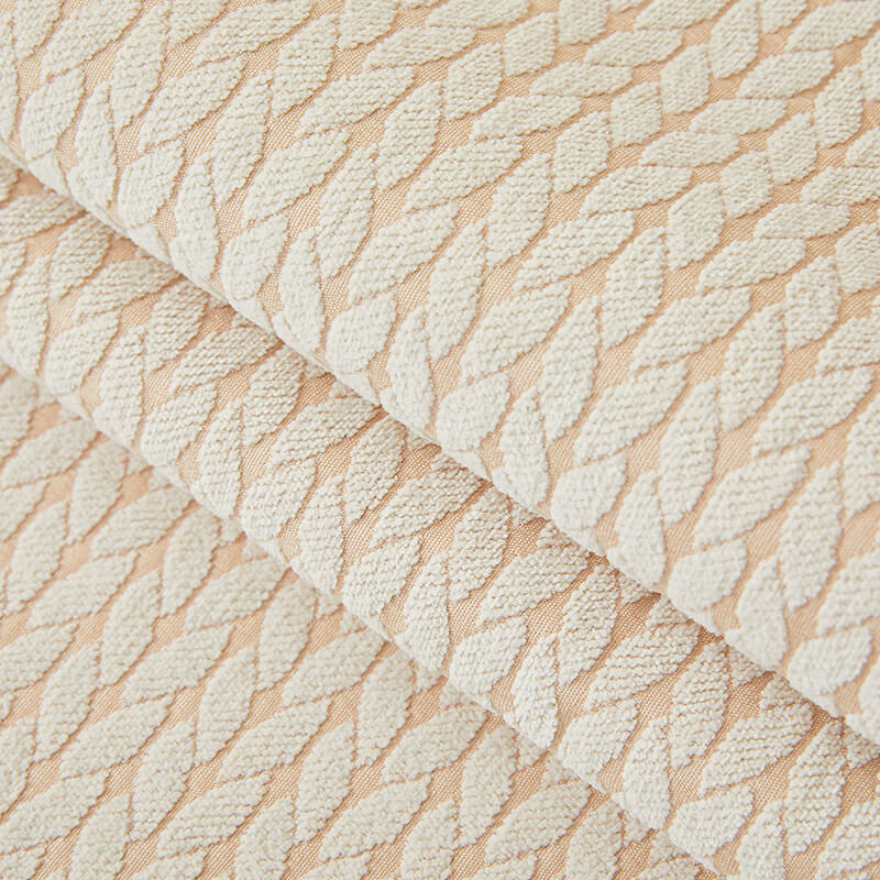 Patrón de oídos de trigo Chenille Cubierta del sofá anti-scratch