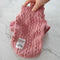 Pull pour chien en tricot torsadé confortable et élégant – Parfait pour les journées froides