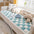 Cubierta de sofá de cama con colmena para mascotas de color cuadrado de color cuadrado de color crema de color crema