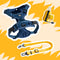 Yellow & Blue - Be Seen Walking Kit - 3pcs