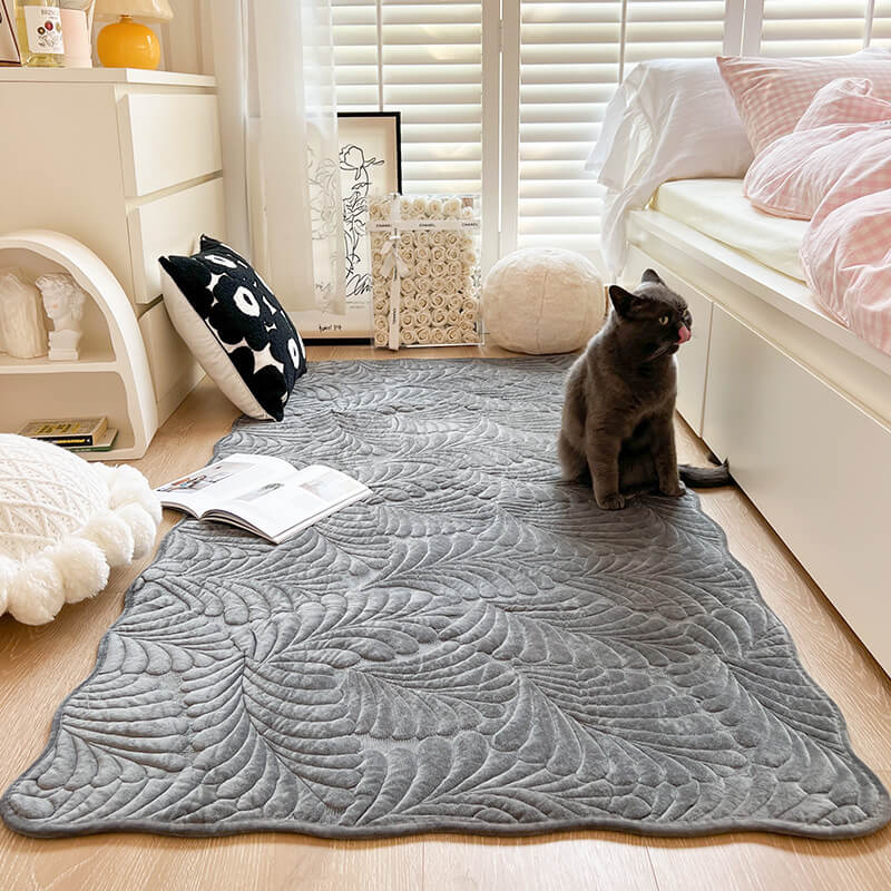 Mat de algodón de hoja Cubierta de sofá protectora anti-Scratch Mat