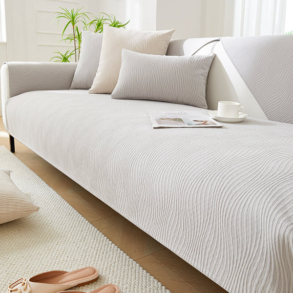 Textura de grano de madera Soft Chenille Anti-Scratch Couch Couch Couch