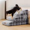 Escaleras de rampa para mascotas extraíbles de esponja de alta densidad a cuadros - COMFYCLIMB