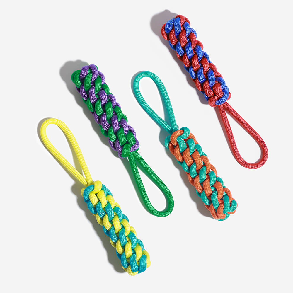 Juguete para perros con forma de palo de cuerda trenzada - <tc>Color</tc> Choque