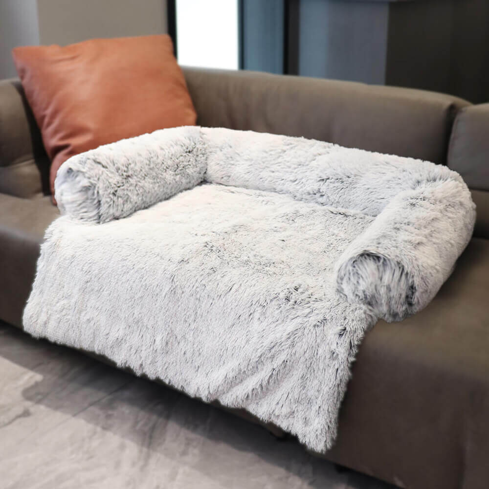 Muebles de muebles calmantes Cama para perros - respaldo difuso