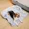 Muebles de muebles calmantes Cama para perros - respaldo difuso