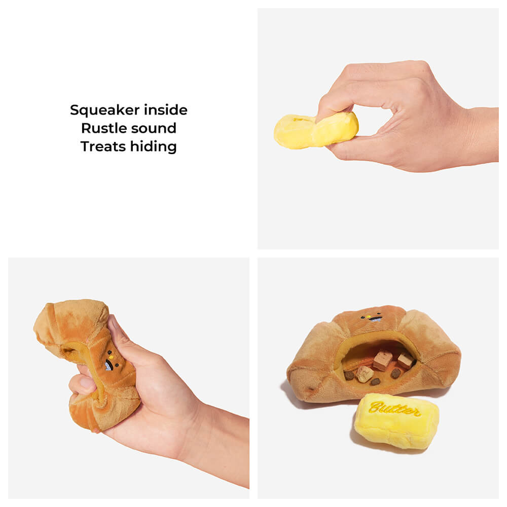 Plush Squeaky Snuffle Dog Toys - Bakery