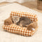 Cama de sofá de perros y gatos de diamantes de ocio y gato