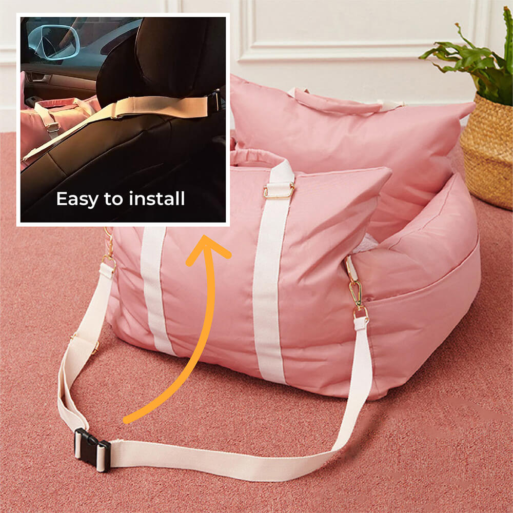 Cama de asiento para el automóvil para perros impermeable - Primera clase