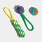 Juego de juguetes de cuerda con nudos para perros - <tc>Color</tc> Choque