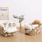 Flower Wool Fleece Dog Car Safety Seat Central Console Pet Car Seat